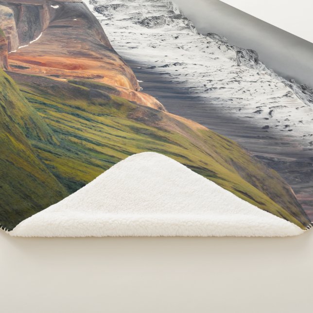 Cobertor Sherpa Montanha policromática, Denali NP, Alasca (3/4)