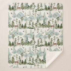 Cobertor Sherpa Montanha Sherpa Blanket