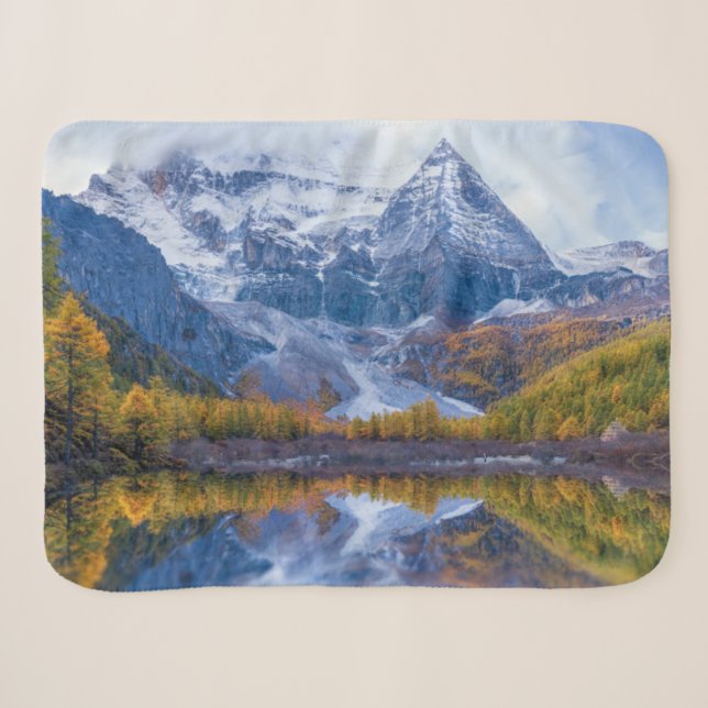 Cobertor Sherpa Montanhas | Montanhas Himalaya, China (Frente (Horizontal))