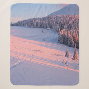 Cobertor Sherpa Montanhas Nevadas