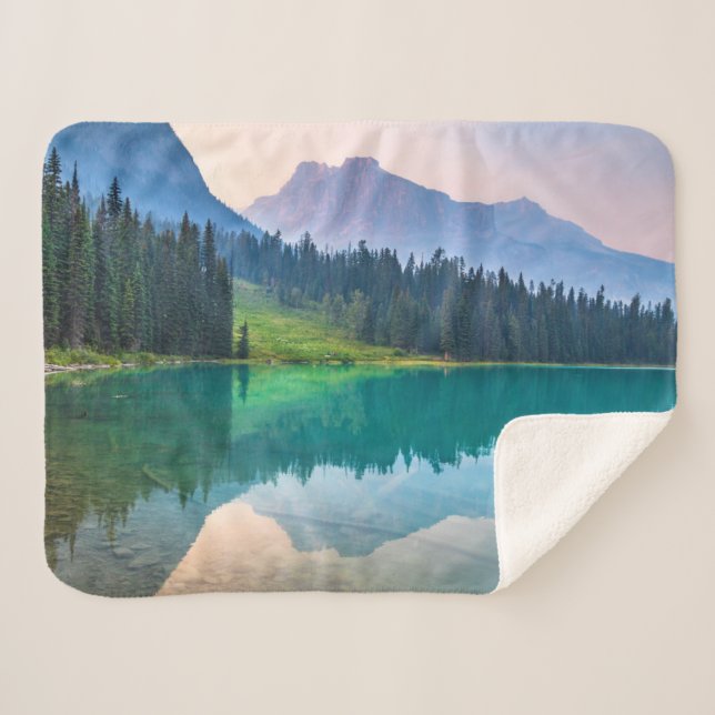 Cobertor Sherpa Montanhas | Parque Nacional Yoho, Colúmbia Britâni (Frente (Horizontal))