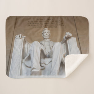 Cobertor Sherpa Monumentos Memorial Lincoln