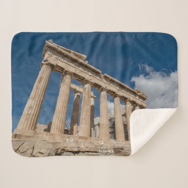 Cobertor Sherpa Monumentos | Parténon, Grécia (Frente (Horizontal))