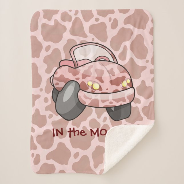 Cobertor Sherpa Moo Car (Frente)