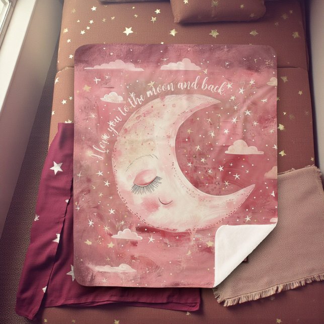 Cobertor Sherpa Moonlit Rustic Red Nursery & Kids' Room (Criador carregado)