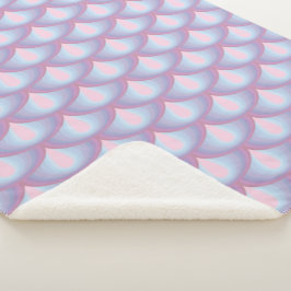 Cobertor Sherpa Moonstone Scales Sherpa Blanket