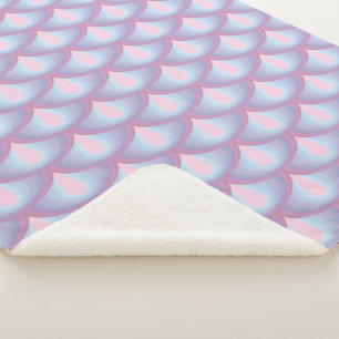 Cobertor Sherpa Moonstone Scales Sherpa Blanket