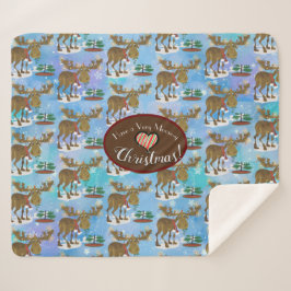 Cobertor Sherpa Moose Natal