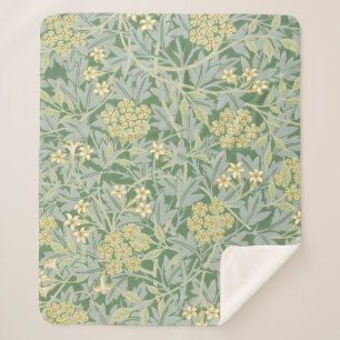 Cobertor Sherpa Morris Vine e Jasmine Garden Flower Classic