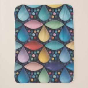 Cobertor Sherpa Mosaico Tirta Drop