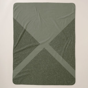 Cobertor Sherpa Moss Green Split Sherpa Blanket