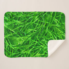 Cobertor Sherpa Mossy Grass