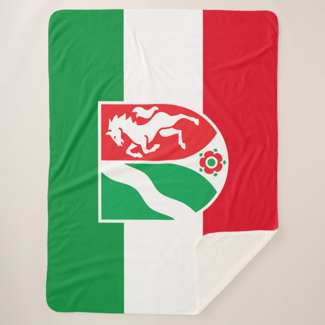 Cobertor Sherpa Mostre suas cores - Nordrhein-Westfalen (Frente)