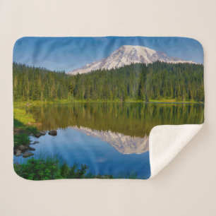 Cobertor Sherpa Mt. Rainier e Reflection Lake