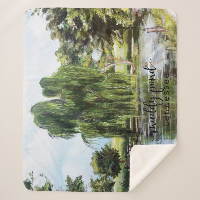 Cobertor Sherpa Muddy Pond Sherpa Blanket (Frente)