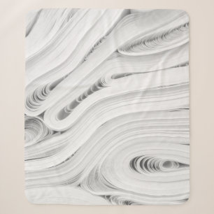 Cobertor Sherpa Muito tecido branco