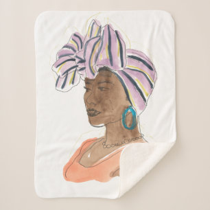 Cobertor Sherpa Mulher Forte e Bonita