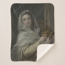 Mulher retratada como Virgem Vestal (Roma Antiga)