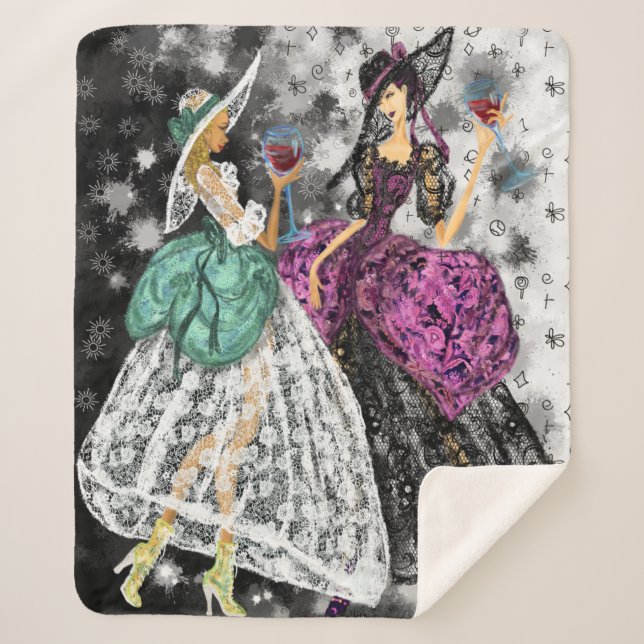 Cobertor Sherpa Mulheres Modernas Sherpa Blanket (Frente)