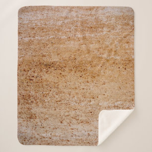 Cobertor Sherpa Muro de ferro enferrujado, detalhe de textura.