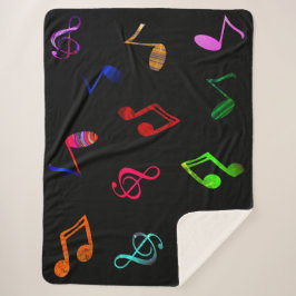 Cobertor Sherpa Música Sherpa Blanket