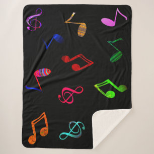 Cobertor Sherpa Música Sherpa Blanket