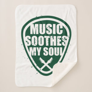 Cobertor Sherpa Música Soita Minha Alma