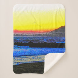 Cobertor Sherpa Mystic Sunset
