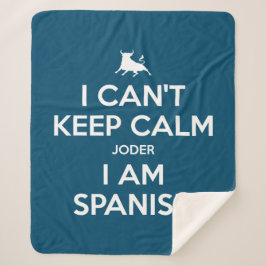 Cobertor Sherpa Não consigo ficar calmo