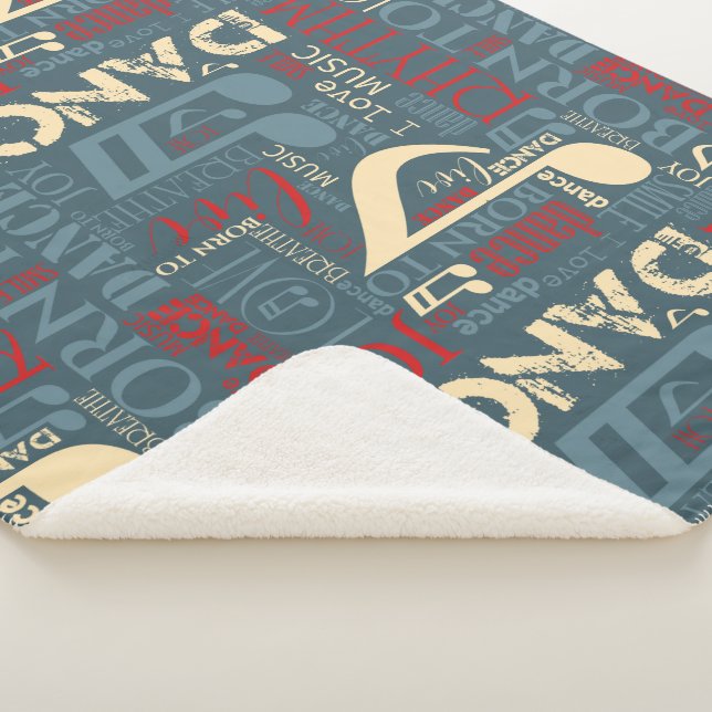 Cobertor Sherpa Nascer para Dance Blue/Red/Dourado ID277 (3/4)