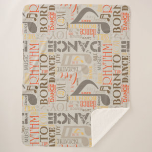 Cobertor Sherpa Nascer para Dance Brown ID277