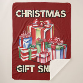 Cobertor Sherpa Natal, atirador, presente, exército