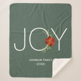 Cobertor Sherpa Natal de Natal de Férias Vermelhas Modernas