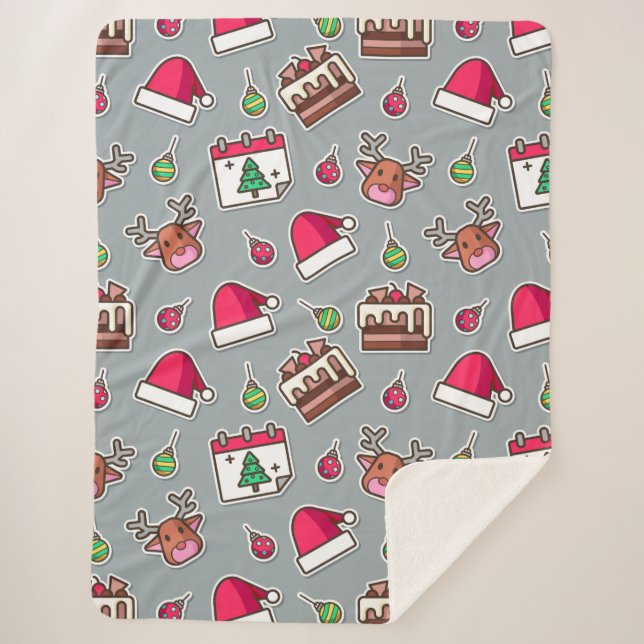 Cobertor Sherpa Natal Sherpa Blanket (Frente)