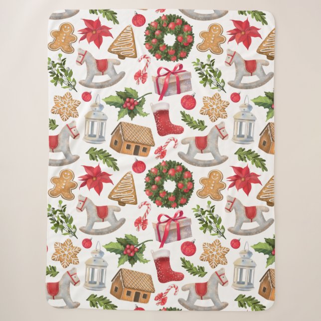 Cobertor Sherpa Natal Sherpa Blanket (Frente)