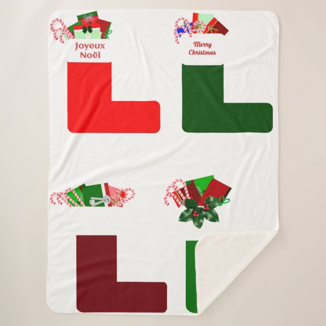 Cobertor Sherpa Natal Stocks Sherpa Blanket (Frente)