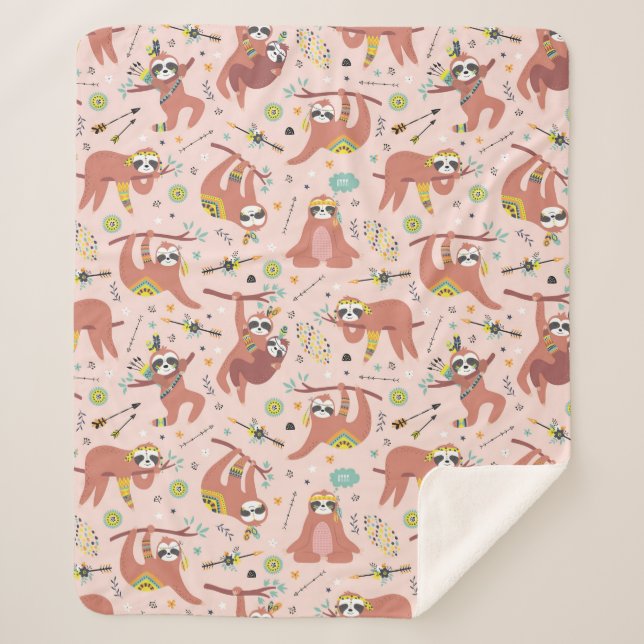 Cobertor Sherpa Natal tropical bonito Sherpa Blanket (Frente)