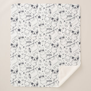 Cobertor Sherpa Natal tropical bonito Sherpa Blanket