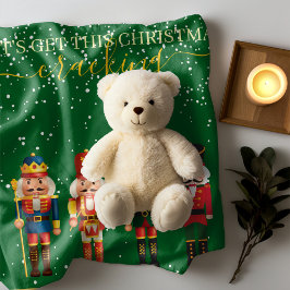 Cobertor Sherpa Natal Verde Uniforme e Engraçado Moderno