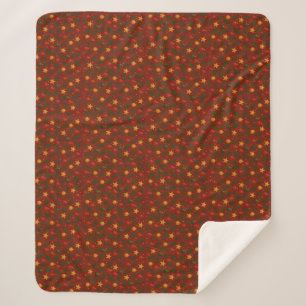 Cobertor Sherpa Natal Vermelho Sherpa Blanket - Presente Clássico