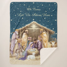 Natividade de Natal em Aquarela