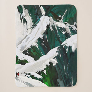 Cobertor Sherpa Natureza selvagem em movimento