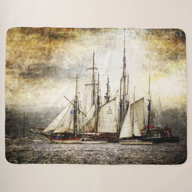 COBERTOR SHERPA NAVIOS DE ALTURA (Frente (Horizontal))