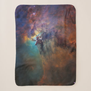 Cobertor Sherpa Nebulosa de Lagoa (Imagem Espacial Astronômica) (U