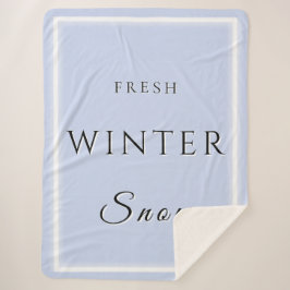 Cobertor Sherpa Nevoeiro fresco