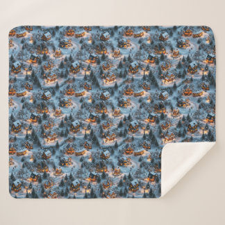 Cobertor Sherpa Night Before Christmas - Twilight Serenity