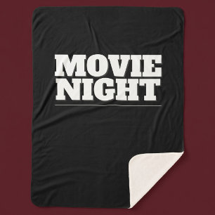 Cobertor Sherpa Noite de Filme