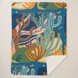 Cobertor Sherpa Noites no Deserto