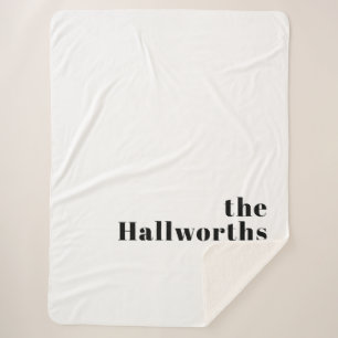 Cobertor Sherpa Nome mínimo retroativo ou Modelo de negócios