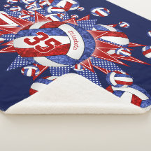 nome personalizado das estrelas de volleyball azul